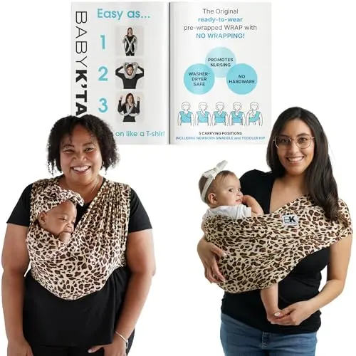 Baby K'tan Baby Carrier in Leopard Love