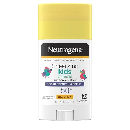Neutrogena Sheer Zinc Oxide sunscreen stick for kids.