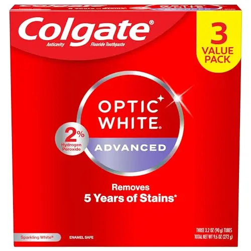 Colgate Optic White Advanced toothpaste 3-pack