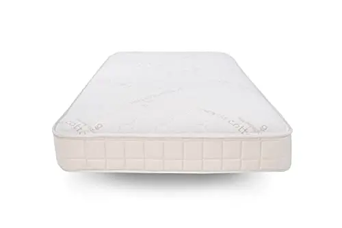Naturepedic organic twin mattress with innerspring coils