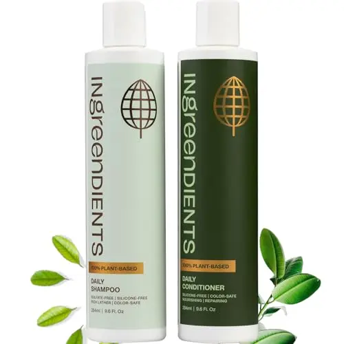 Ingreendients Non Toxic Vegan Shampoo and Conditioner set for color treated hair