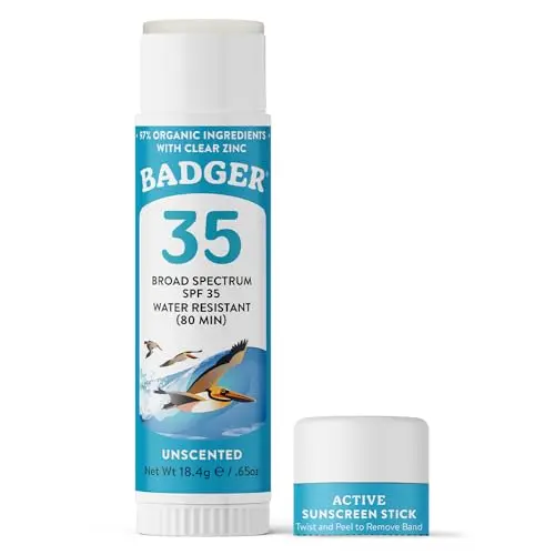 Badger SPF 35 mineral sunscreen face stick