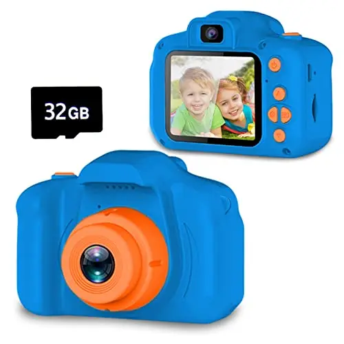 Seckton Upgrade Kids Selfie Camera in navy blue