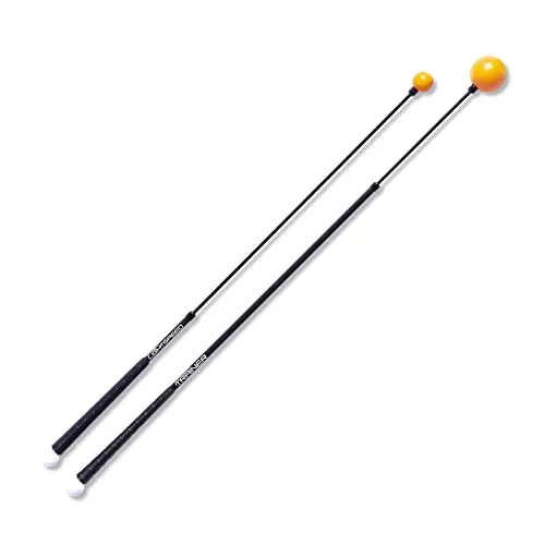 Orange Whip Distance Duo set including Lightspeed trainer and full-size swing trainer