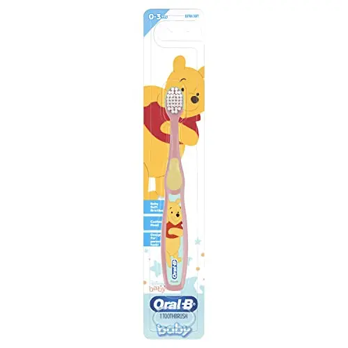 Oral-B baby toothbrush featuring Winnie the Pooh character design