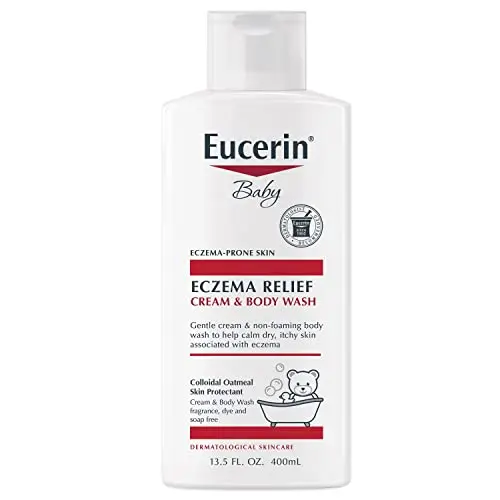Eucerin Baby Eczema Relief Cream Body Wash bottle