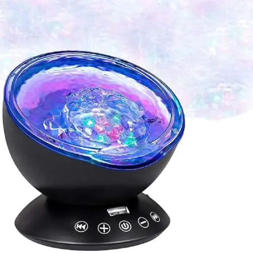 Bright Autism calming sensory sea lamp night light projector