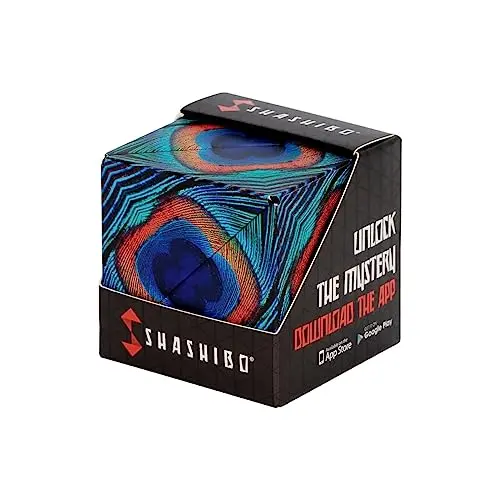 SHASHIBO transforming magnetic cube in the Wings color pattern