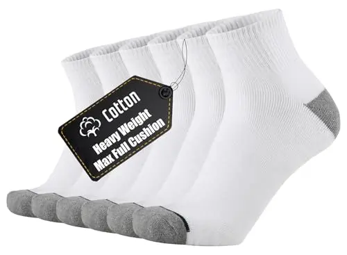 ONKE Max Cushion Low Cut Quarter Socks in white