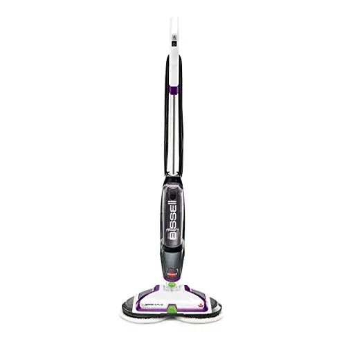 BISSELL SpinWave Pet Hard Floor Corded Spin Mop cleaner in white and black