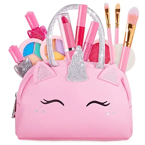Sprinkles Toyz pink unicorn makeup kit with purse for little girls