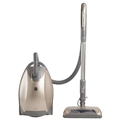 Kenmore gold bagged canister vacuum with Stair Grip feature