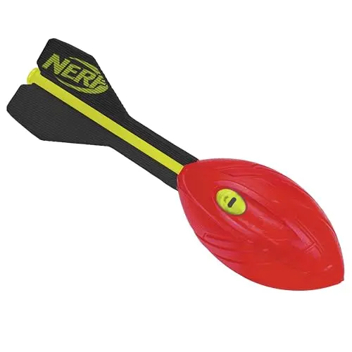 Nerf Vortex Aero Howler red foam football with fins