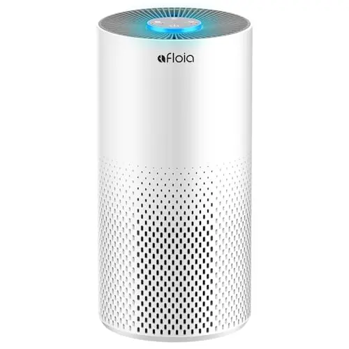 Afloia KILO air purifier in white with night light and timer options