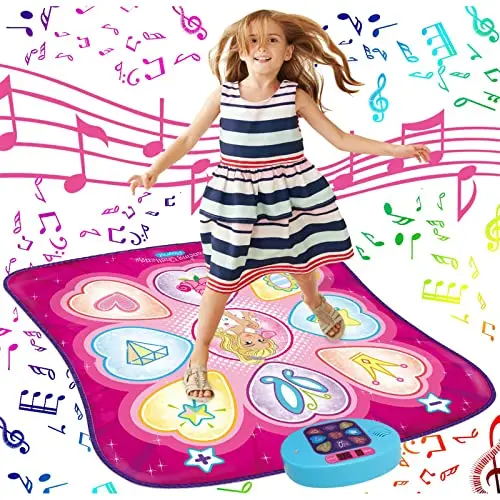 SUNLIN dance mixer rhythm step play mat with LED lights