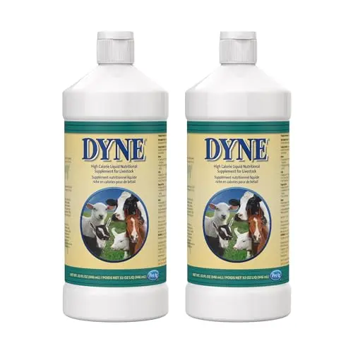 PetAg Dyne high calorie liquid supplement bottle for livestock