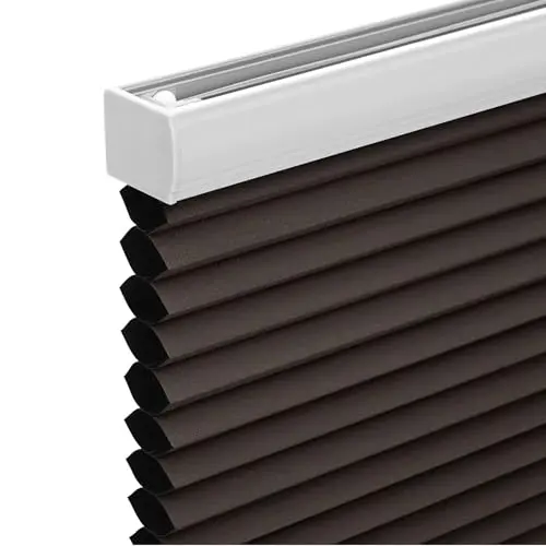 Changshade cordless honeycomb blackout shade on a window