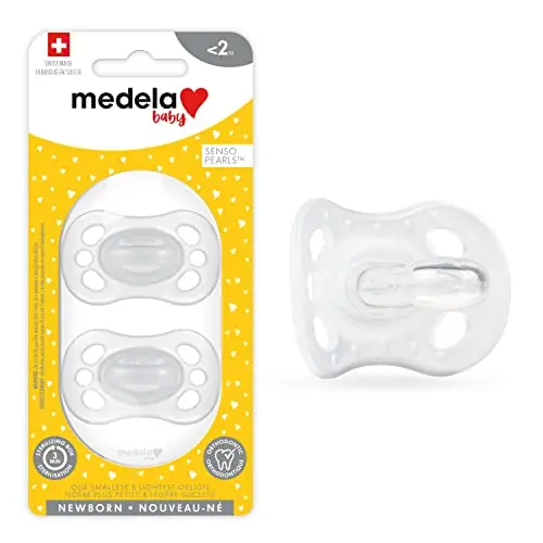 Medela Baby Pacifier for newborns 0-2 months in clear