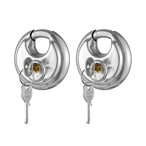 Two CINCINNO discus padlocks keyed alike