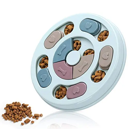 DR CATCH dark blue interactive dog puzzle toy for mental stimulation