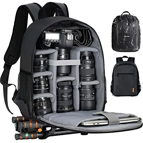 TARION TB-S small compact black camera backpack
