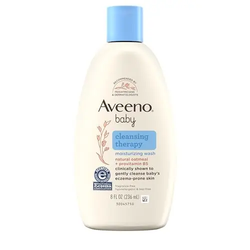 Aveeno Baby Cleansing Therapy Moisturizing Baby Body Wash bottle