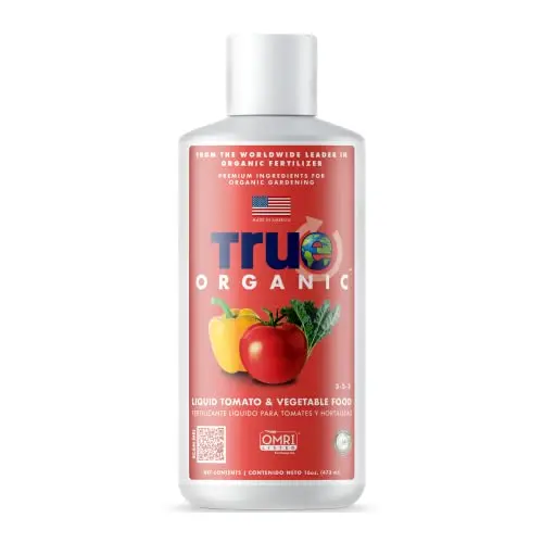 True Organic Liquid Tomato and Vegetable Food bottle