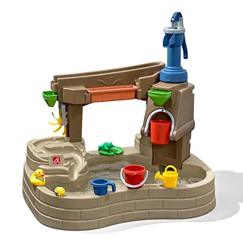 Step2 Pump & Splash Discovery Pond Water Table with built-in seats and water pump
