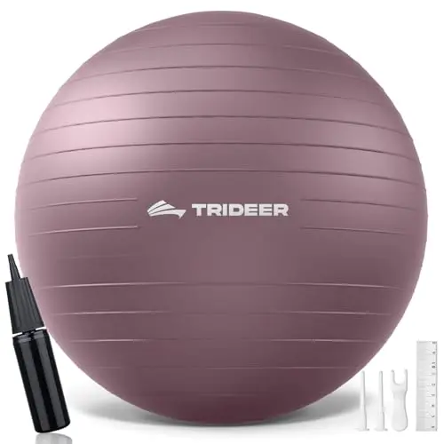 Trideer Blush Dawn Pink Yoga Ball for pregnancy and office use