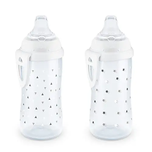 NUK Active Sippy Cup with spill-proof spout and carrying clip