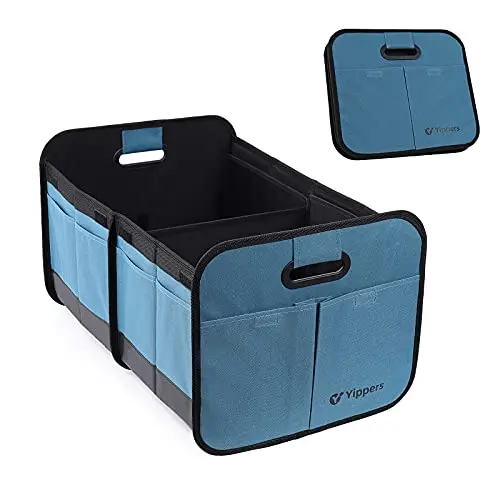 Blue Long Pond foldable cargo organizer with reinforced handles