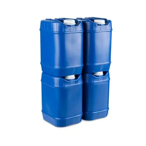 Saratoga Farms stackable blue 5-gallon water storage containers
