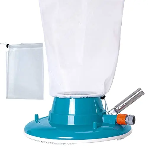 U.S. Pool Supply blue professional leaf terminator manual pool vacuum