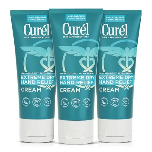Curel Extreme Dry Hand Relief cream three-pack