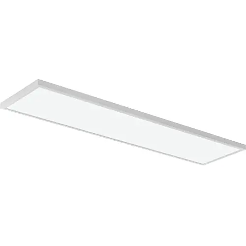 Lithonia Lighting CPANL 1x4 LED Flat Panel Light in white ceiling