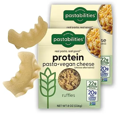 Pastabilities Protein Pasta and Vegan Cheese Mac and Cheese