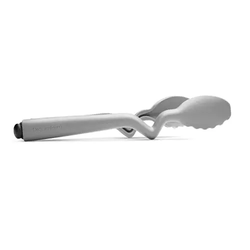 Dreamfarm Clongs Lite kitchen tongs in gray nylon material