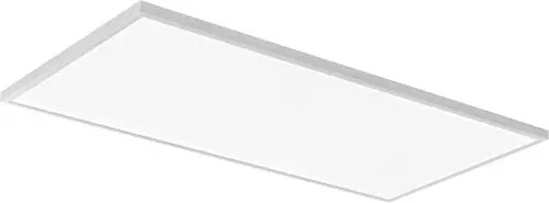 Lithonia Lighting large rectangular white LED flat panel ceiling light