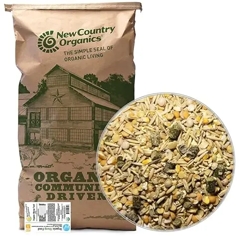 New Country Organics sheep feed for lactating ewes in a 40 lb bag