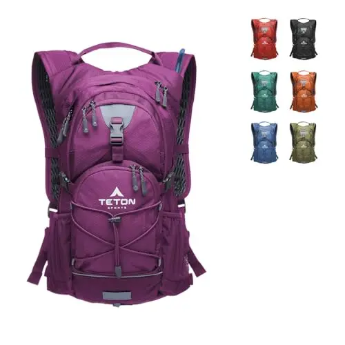 TETON Sports Oasis 18L burnt orange hydration pack with included water bladder