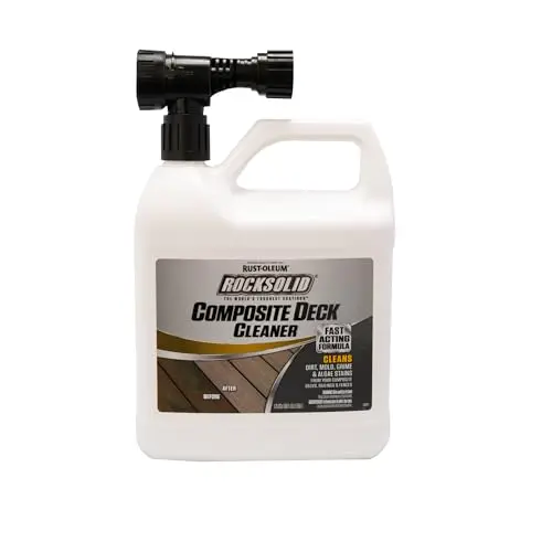 Rust-Oleum RockSolid Composite Deck Cleaner gel formula 56 oz bottle for vertical surfaces