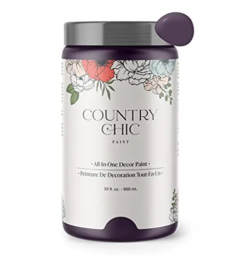 Country Chic All-in-One Chalk Paint in a quart size, Opulence purple color