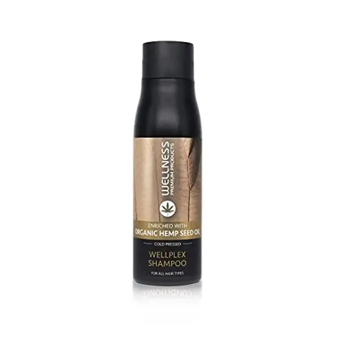 Wellness Premium Wellplex Hemp Infused Repair Shampoo for damaged color treated hair
