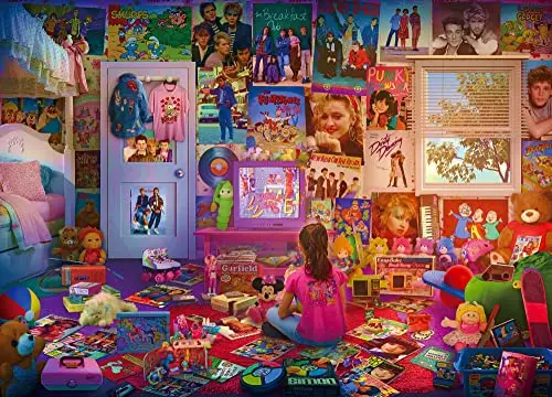 Toynk Daydreams '80s and '90s Pop Culture 1000-piece jigsaw puzzle image