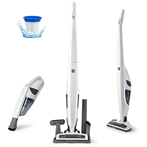 KENMORE DS1030 white cordless stick vacuum with EasyCut nozzle