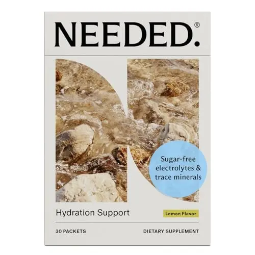 Needed Hydration Support Lemon electrolyte powder packets