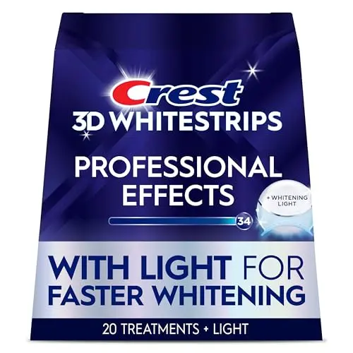 Crest 3D Whitestrips Professional Effects kit with LED light