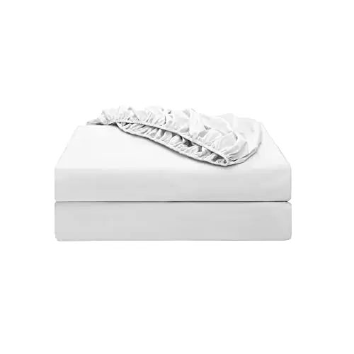 Shunjie.Home 2-pack pure cotton twin XL fitted sheets in white