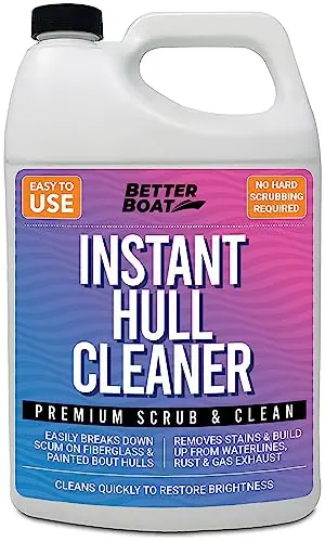 Better Boat Fiberglass Boat Hull Cleaner one-gallon jug