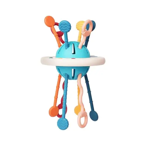 LiKee Montessori sensory pull string toy for toddlers